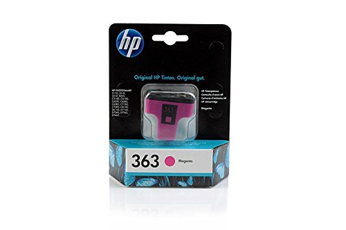 Original Tinte passend für HP PhotoSmart D 7260 HP 363 , NO363 , Nr 363 C8772EE , C8772EEABB - Premium Drucker-Patrone - Magenta - 370 Seiten - 3,5 ml