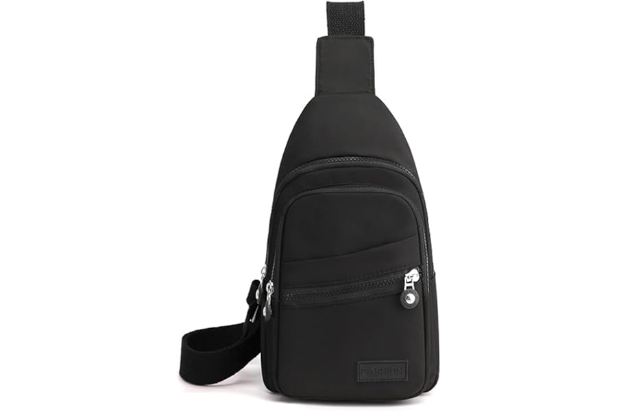 LAWALEISHE Sling Bag Chest Bag for Women Men,Anti Theft Crossbody Bags,Waterproof Shoulder Bags,One Strap Small Backpack Lightweight Small Rucksack for Sports Outdoor Travel