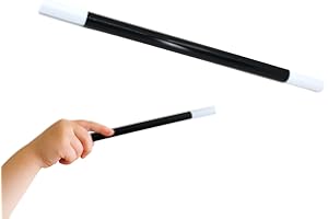 Storm&Lighthouse Magic Wand Black and White Magician Wand 26.5cm Long Magic Spell Caster Party Bag Fillers Kids Toys Fancy Dress Accessories Book Day Wands
