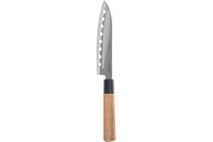 SECRET DE GOURMET 5five - cuchillo santoku "bambú negro" hoja 16,9m
