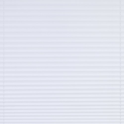 DESWIN Plissee KlemmFix – 30 x 110 cm WEISS – verspannt (inkl. 4x Klemmträger / Klemmhalter) - 3