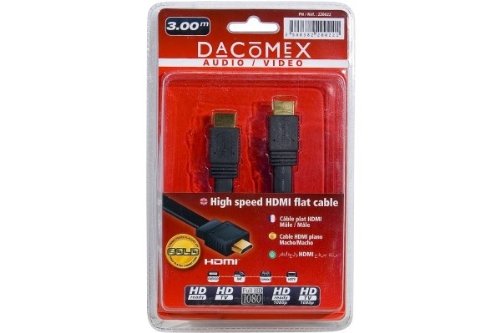 Preisvergleich Produktbild Dacomex HDMI-Kabel (Flach, m / m, 3 m)