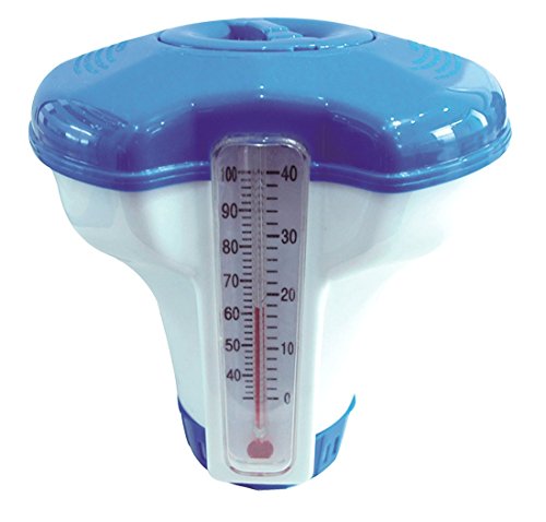 Jilong Chemical Floater 5 (Ø 12,7cm) – schwimmender Chemiekalienspender für1„ (2,5cm) Tabletten mit Thermometer - 2