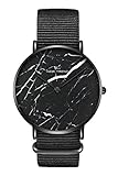 New Trend Unisex Armbanduhr Damen-Uhr Herren-Uhr Analog Quarzwerk Mesh-Armband Leder-Armband Chronograph Dornschließe Marmor