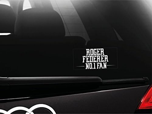 Roger Federer No. 1 Fan Car Window Sticker