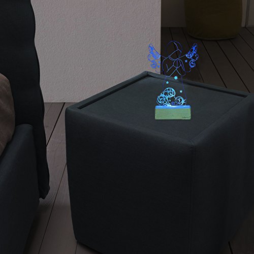 Giftgarden Christliche deko mit LED Beleuchtung Schutzengel hält einen Gottesdient - 5