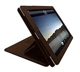 Apple iPad 2, PU-Leder, Braun, Advanced Luxus Schutzhlle mit magnetischer Wake-Funktion - 