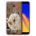 Produktbild eSwish Gel TPU Hülle/Case für Samsung Galaxy J4 Plus 2018 / Süß/Nah Muster/Südamerika Alpaka Kollektion