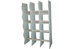 HEMEL Sitzregal mit 16 Sitzplätzen - Holz