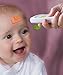 brother max® 6-in-1 Baby Thermometer - Projection Digital Thermometer, Non-Contact, Silent and Easy to Use, Accurately Measure Temperature of a Room, Bath Water, Food, Liquid and Skin. (White/Green)