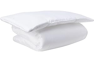 Baby's Comfort CHILDRENS PURE 100% COTTON HOLLOWFIBRE DUVET & PILLOW