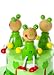 Music Box for Babies - Wooden Musical Green Frog Playing Pop Goes the Weasel Gift for Baby Boy or Girl