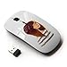 Produktbild KOOLmouse [ Optische 2.4G kabellos Maus ] [ Smart Cute Girl White Golden Brown Hair ]