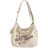 LIZIQI Trendy Canvas Embroidery sling bag for women | Tote bag For women | Ladies purse: 