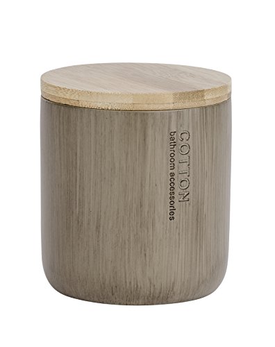 WENKO 22035100 Universaldose Palo Taupe – Kosmetikdose, Polyresin, 9.8 x 11 x 9.8 cm, Taupe - 2