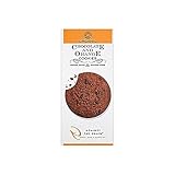 Galletas dobles de chocolate con trozos de chocolate oscuro y aceite de naranja picante.
