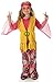 Price comparison product image Peace Hippie Girls Fancy Dress 1960s 70s Hippy Childrens Kids Childs Costume New (Large 8 -10 Years)