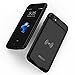 Produktbild WELUV Batterie Case F.iPhone 8 7 6 6s Akku Hülle QI Kabelloses Laden 3000mAh ladehuelle Ultra Dünn Handy Schutzhülle Drahtlos Induktion Ladegerät Protective Cover Schwarz Geschenk