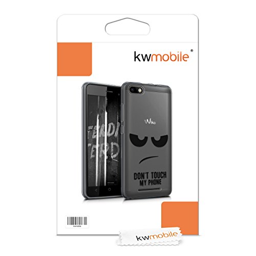 kwmobile Funda para Wiko Lenny 3 - Carcasa de TPU para m vil y dise o Don t Touch my Phone en Negro Transparente reviews kwmobile Funda para Wiko Lenny 3 - Carcasa de TPU para m vil y dise o Don t Touch my Phone en Negro Transparente