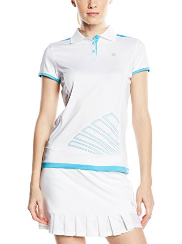 Preisvergleich Produktbild K-Swiss Poloshirt Bigshot weiß / türkis S