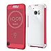 Price comparison product image Sansee Ultra-Thin Ice View Clear Smart Case Cover For HTC 10 (Red)