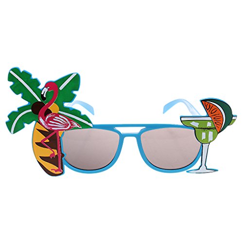 Gazechimp Hawaiische Sonnenbrille Brille Strandparty Kostüm Zufällige Farbe - 6