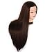 Hairdressing Training Heads 100% Synthetic Hair Mannequin Styling Dolls Head With Clamp Stand ESJ0418P