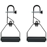 Yes4All Impugnature rotanti per trazioni alla sbarra - Impugnature antiscivolo e in schiuma - Supporto fino a 300 lbs / 136 k