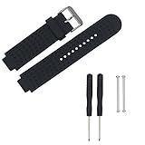 ZOOMY Ersatz-Armband für Garmin Forerunner 230 235 630 220 Lime Schwarz