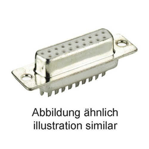 Goobay DFL 15 SUB-D-Standard Buchsenleiste 15-polig Löt