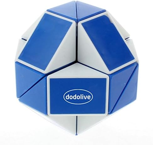 Dodolive Shengshou Educational Toys 24 Parts Magic Ruler Large Variety Magic Cube,Blue with White