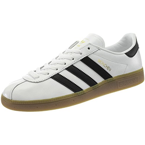 adidas Herren-Turnschuh München, BB2778 Einheitsgröße Weiß/Schwarz adidas Herren-Turnschuh München, BB2778 Einheitsgröße Weiß/Schwarz
