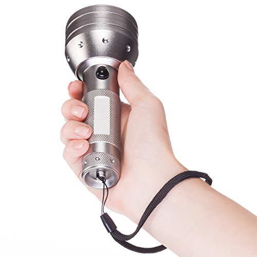 LED Taschenlampe Tactical Lampe für Trekking, Outdoor – ultra hell mit Power 52 LEDs - 4