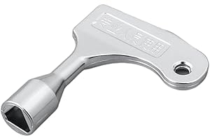 LUXXTORE Llave Maestra Triangular, Ascensor, Emergencia, Universal, Diámetro 8 mm, Radiadores, Contadores, Cajas y Armarios Control.