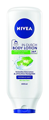 NIVEA In-Dusch Body Lotion Erfrischende Pflege, 1er Pack (1 x 400 ml)