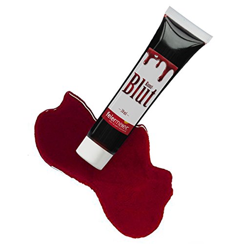 Kunstblut Filmblut 30ml – künstliches Blut in der Tube – Fasching, Karneval, Halloween, Verkleidung, Schminke – feiermeier® - 2