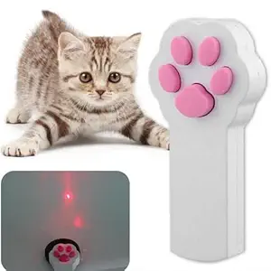 Pets Empire Cat Paw Style Catch LED Light Pointer Red Pot Exercise Chaser for Dog and Cat (Colour May Vary)