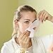 Pixnor Transparent Silicone Reuseable Waterproof Beauty Face Hydrating Mask Cover