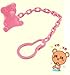 Vale® Baby Infant Dummy Soother Pacifier Chain Clip Holder Toddler Gift-Pink