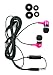 Produktbild Langston Rosa / Schwarz Metal Earbuds High Definition Sound In-Ear-Stereo-Headset Mit Mikrofon Freisprecheinrichtung Geeignet Für Samsung Galaxy Tab 4 10.1 Inch Tablet ( Wi-Fi / 3G / LTE Models )