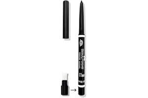 BF BEAUTY FOREVER Beauty Forever Twist Up Lip and Eye Pencil, Lightweight, Matte & Shimmer Finish, Long Lasting, Waterproof, Smudge Proof, Suitable for All Lips and Eye Shapes, Available in 12 Shades, 101 Black