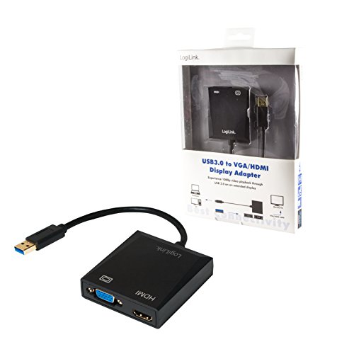 LogiLink Adapter USB 3.0 auf VGA/HDMI - 5