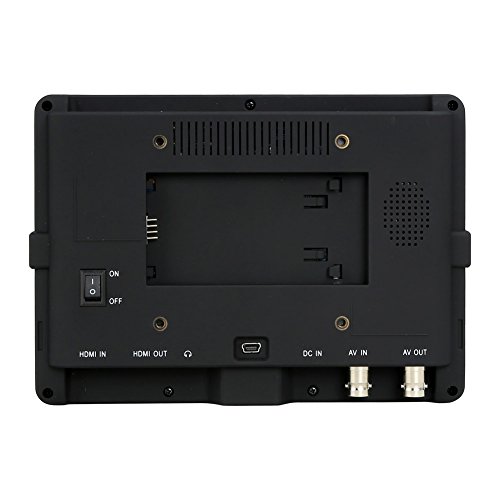 Koolertron 7 Pouces 4K Moniteur de Contr  le   cran Vid  o HDMI IPS 1920x1200 HD LCD Num  rique Ultra Mince  R  tro-  clairage LED  Large Angle de Vue pour Canon Nikon Sony DSLR Appareil photo Reflex Cam  scope