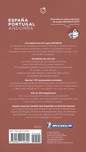 Book's Cover of La Guia Michelin 2017 Espana / Portugal