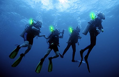 Cyalume SnapLight Grün KnickLichter Glow Sticks – 15cm 6 Inch Industrial Grade Leuchtstab, Ultra helle Light Sticks mit Leuchtdauer 12 Stunden (10-er Pack) - 3