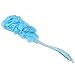 Loofah Sponge Scrubber Bath Mesh Spa Brush Bath Sponge With Long Handle Blue