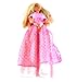 Produktbild Barbie - Mattel - Puppe blond - im langen Kleid mit Goldschleife