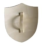 Holz Schild Ritterschild aus Holz zum Bemalen Kinder Ritter Prinz König Schwert Schild Karneval Ritter Mittelalter Verkleidung Kostüm Karneval Fasching Kinder Holzschild von MEIERLE & Söhne - 3