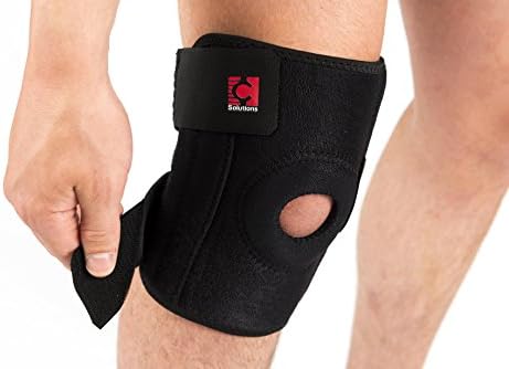 Premier Breathable Neoprene Knee Support Brace With Open Patella Stabiliser - Improve Recovery - Superb Comfort and excellent support, Ideal for Sports, Gym, Arthritis and Knee Injuries by HCSolutions