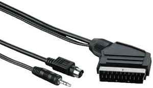 Hama 3,5-mm-Klinkenstecker. Stereo + S-Video-St. - Scart-Stecker, 5m